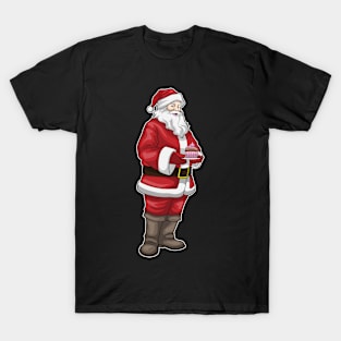 Santa Claus Christmas Cupcake T-Shirt